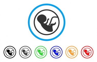 İnsan embriyo yuvarlak simge