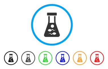 Sperm yuvarlak simge imbik