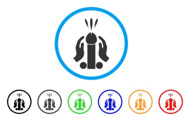 Oral seks boşalma yuvarlak simge