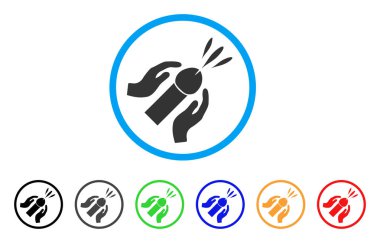 Oral seks boşalma yuvarlak simge