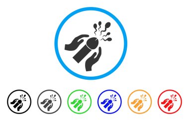 Oral seks Sperm boşalma yuvarlak simge