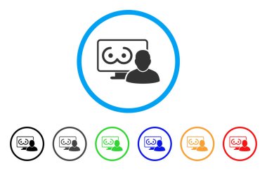 Online Erotics Viewer kullanıcı yuvarlak simge