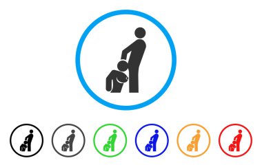 Oral seks kişi simgesi yuvarlak