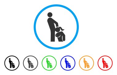 Oral seks kişi simgesi yuvarlak