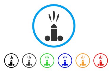 Sperm boşalma yuvarlak simge