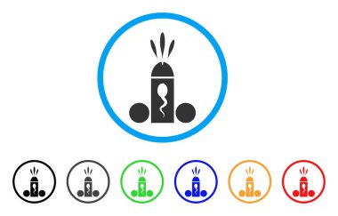 Sperm boşalma yuvarlak simge