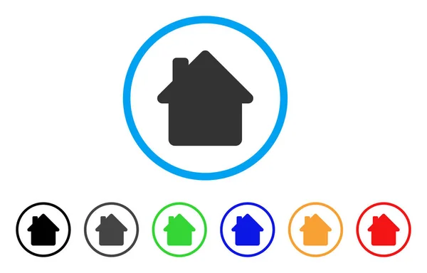 House Rounded Icon — Stock Vector
