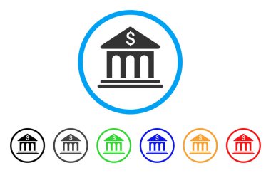 Banka Binası simgesi yuvarlak