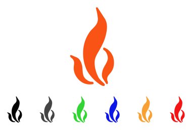 alev vektör simgesi