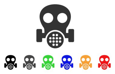 gaz maskesi vektör simgesi