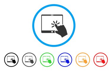 Mobil Tablet yuvarlak simgesini tıklatın