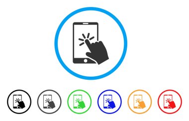 Smartphone yuvarlak simgesini tıklatın