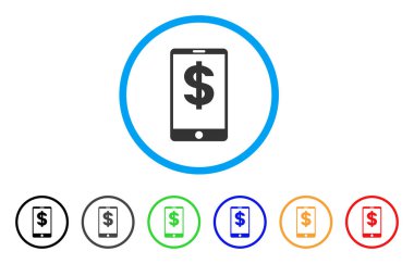 Mobil denge yuvarlak simge