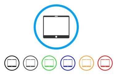 Mobil Tablet yuvarlak simgesi