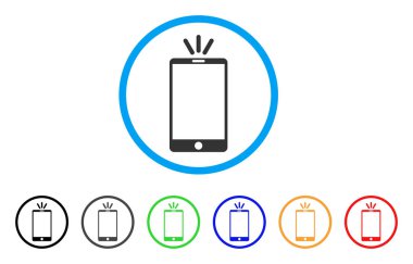 Mobil meşale yuvarlak simge