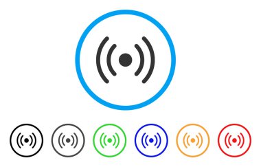 Wi-Fi kaynak yuvarlak simgesi