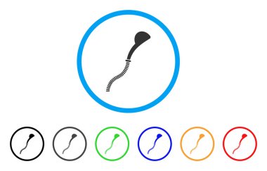 Esnek duş yuvarlak simge