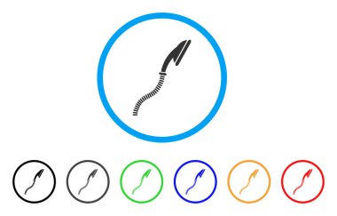 Esnek duş yuvarlak simge