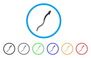 Esnek duş yuvarlak simge