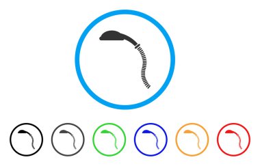 Esnek duş yuvarlak simge