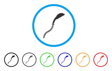 Esnek duş yuvarlak simge