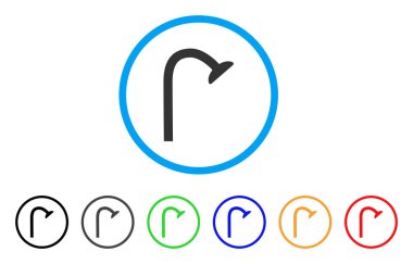 Duş başlığı simgesi yuvarlak