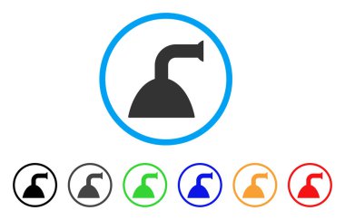 Duş başlığı simgesi yuvarlak