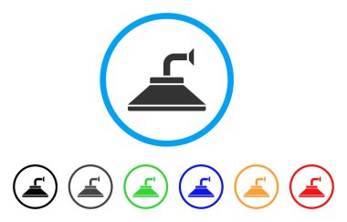 Duş başlığı simgesi yuvarlak