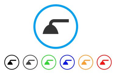 Duş başlığı simgesi yuvarlak