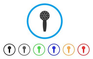 Duş başlığı simgesi yuvarlak