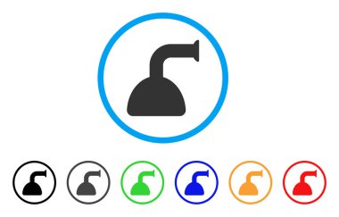 Duş başlığı simgesi yuvarlak