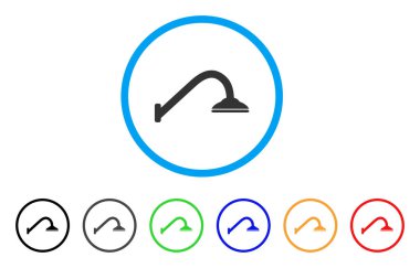 Duş boru yuvarlak simge