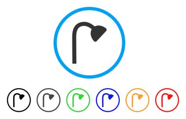 Duş boru yuvarlak simge