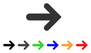 ok sağ vektör simgesi