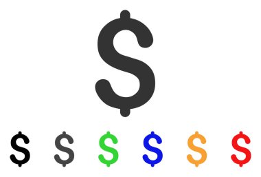 Doları vektör simgesi