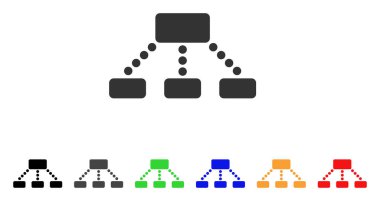 hiyerarşi vektör simgesi