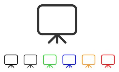 Sunum ekranı vektör simgesi