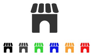 Dükkanı vektör simgesi