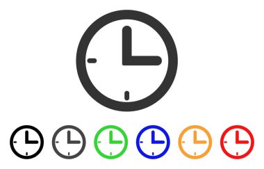 Zaman vektör simgesi