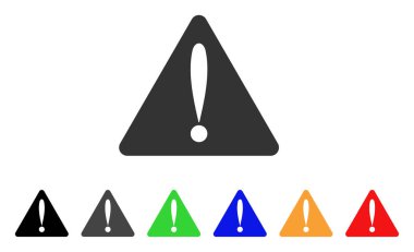 Uyarı hata vektör simgesi