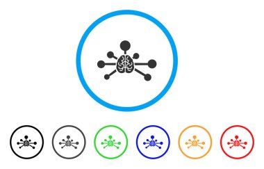 Denetim yuvarlak simge Linkler mind