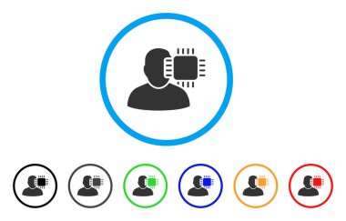 Nöro arabirim simgesi yuvarlak