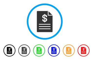 Fiyat listesi yuvarlak simge