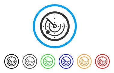 Radar yuvarlak simge