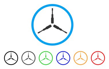 Çift Kişilik Standart tornavida yuvarlak simge