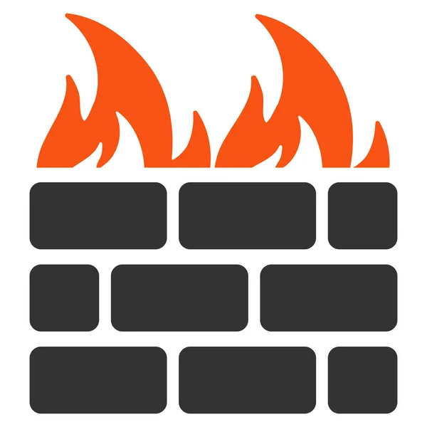 Fire Wall Flat Icon