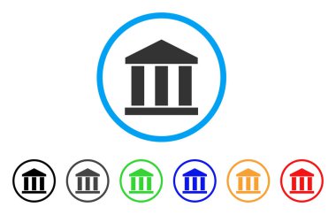 Banka Binası simgesi yuvarlak