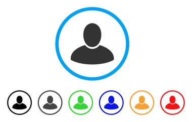 İstemci yuvarlak simge