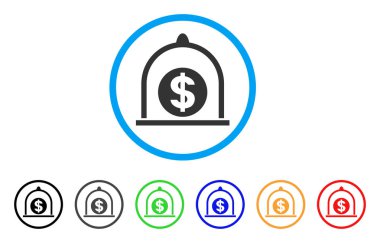 Doları standart yuvarlak simge