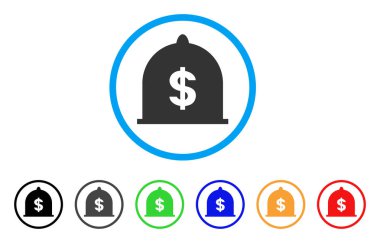 Doları standart yuvarlak simge